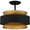 Quoizel Hagley 3-Light Earth Black Semi-Flush Mount QSF5570EK - alternate 3